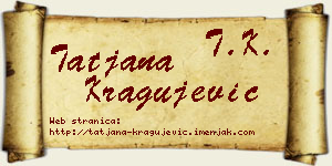Tatjana Kragujević vizit kartica